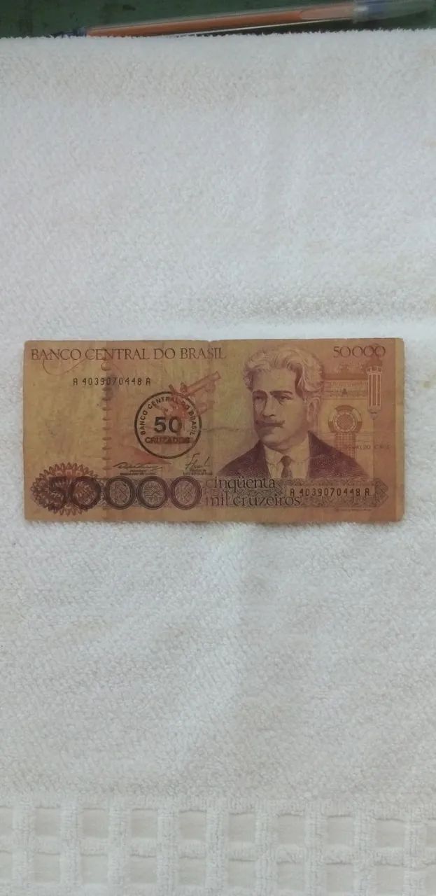 Cédulas nacionais antigas.  - Foto 3