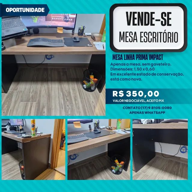 Mesa de Escritório 1,50 x 0,60m