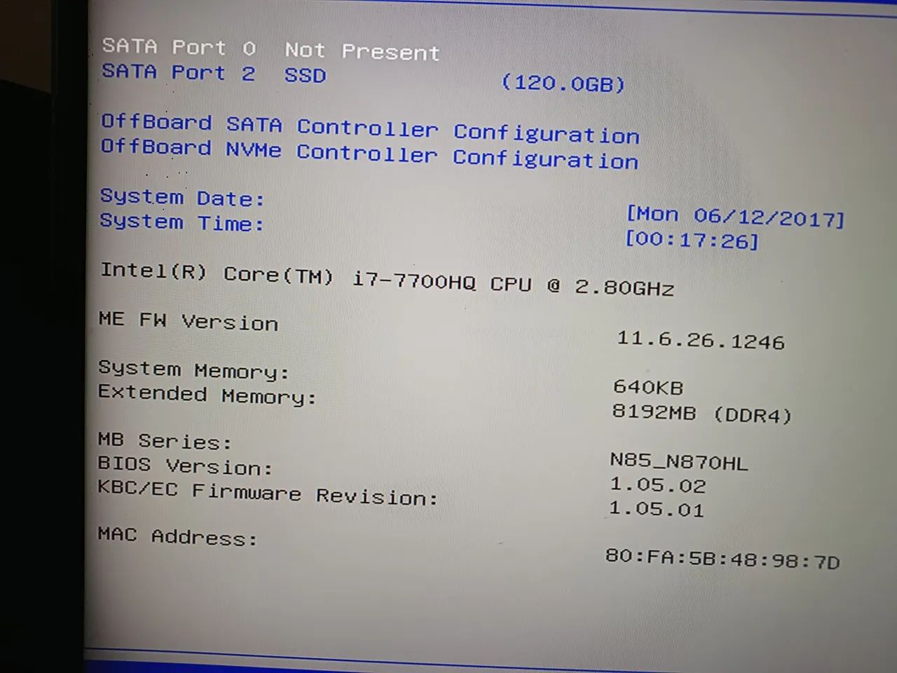 Notebook Avell core i7 7° Geração quebra galho 