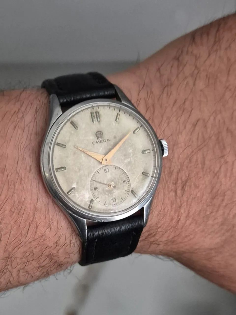 Relógio Omega Jumbo 38mm Raro Vintage - Foto 4
