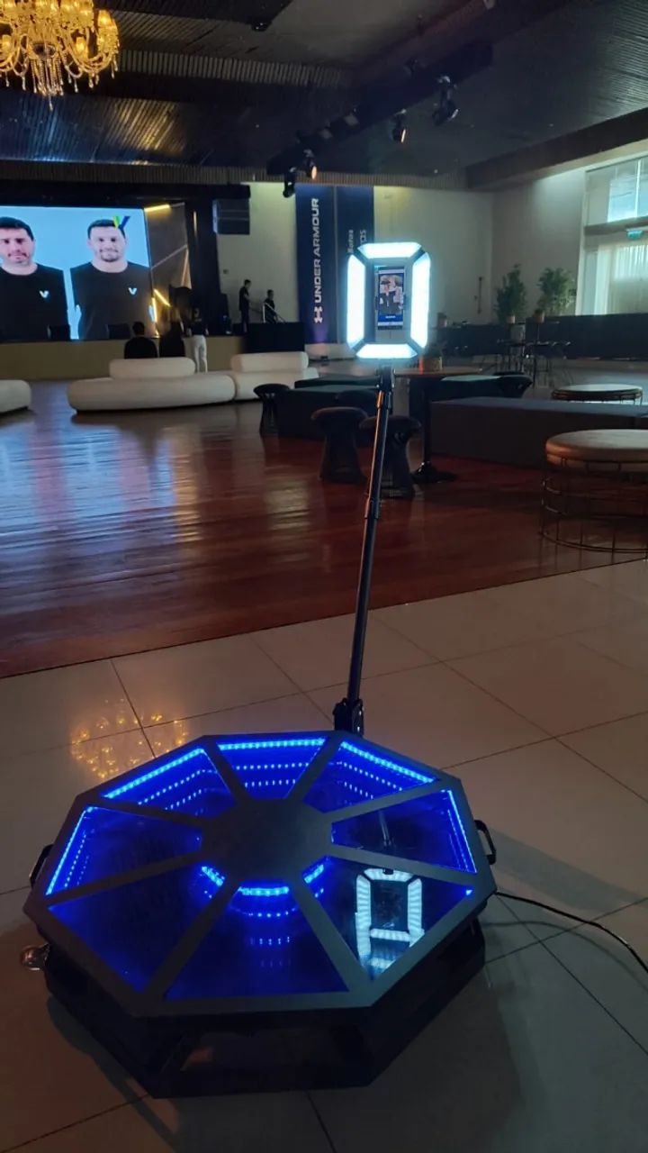 Plataforma 360 Led com Ring Light e Celular - Foto 4