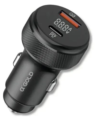 Carregador celular veicular Gold CJ12-4 LED 9.1A PD+QC4.0 - Foto 3
