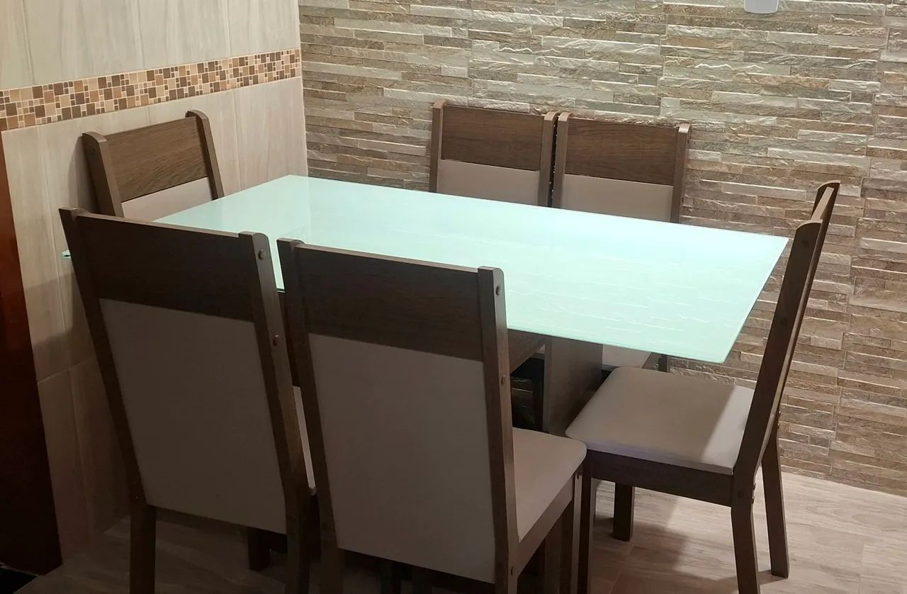 Mesa de jantar de 6 lugares  - Foto 3