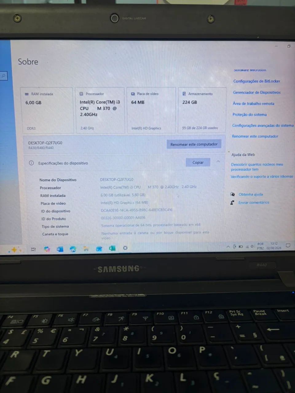 Notebook Samsung  - Foto 5
