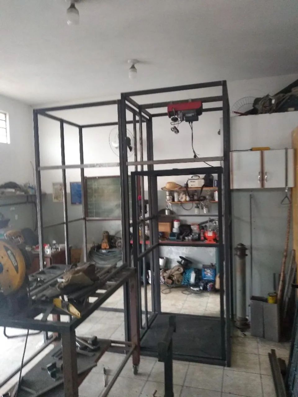 Plataforma  elevador  caseiro - Foto 4