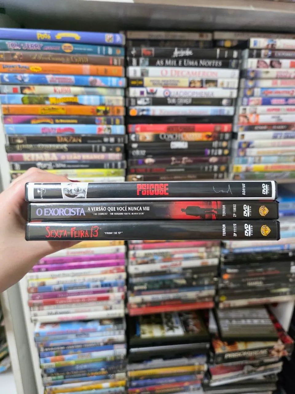 Lote 3 DVDs Terror Clássico Psicose, O Exorcista e Sexta-feira 13 - Foto 3