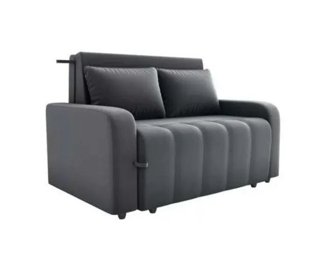 Sofá Cama Amora Veludo 1,38m - Matrix - Foto 4