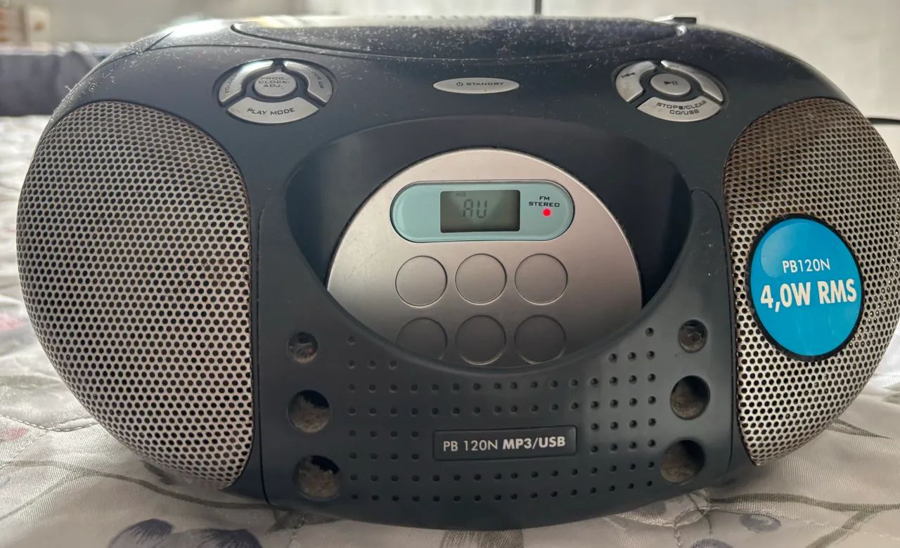 Rádio Boombox/CD Player PB 120 N MP3/USB - Foto 2