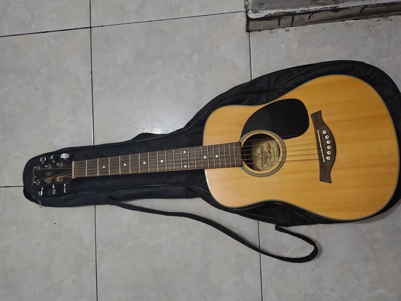 VIOLÃO ELÉTRICO TAGIMA NOVO COM CAPA - Foto 4