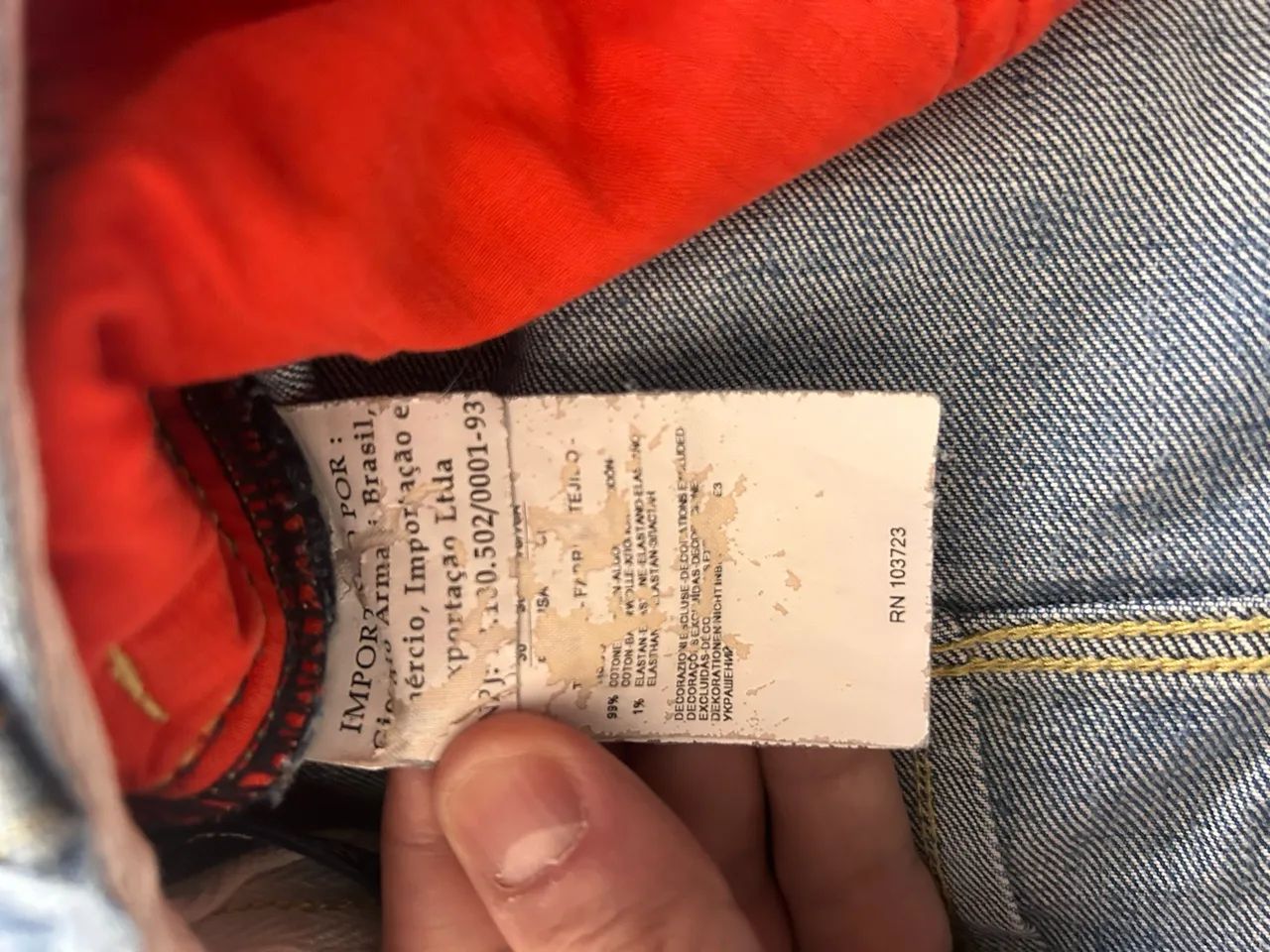 Calça ARMANI Jeans Original 38/40 - Foto 5