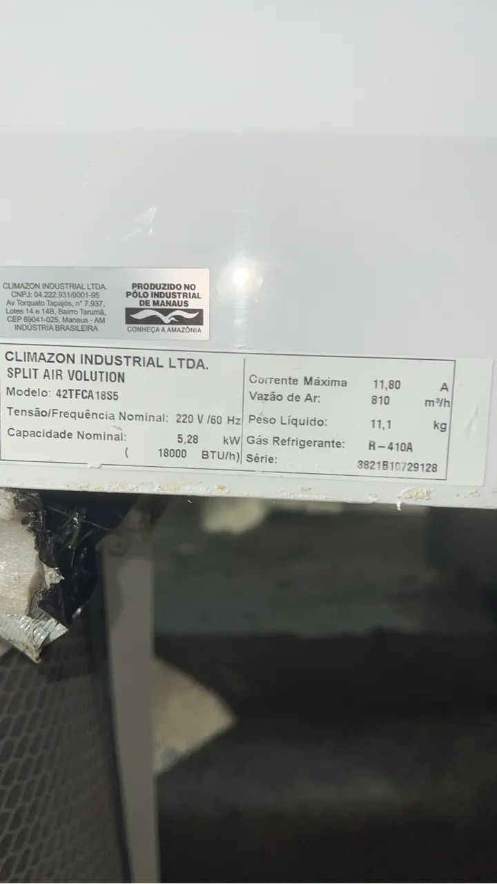 Ar 18 mil btus inverter springer Midea  - Foto 2