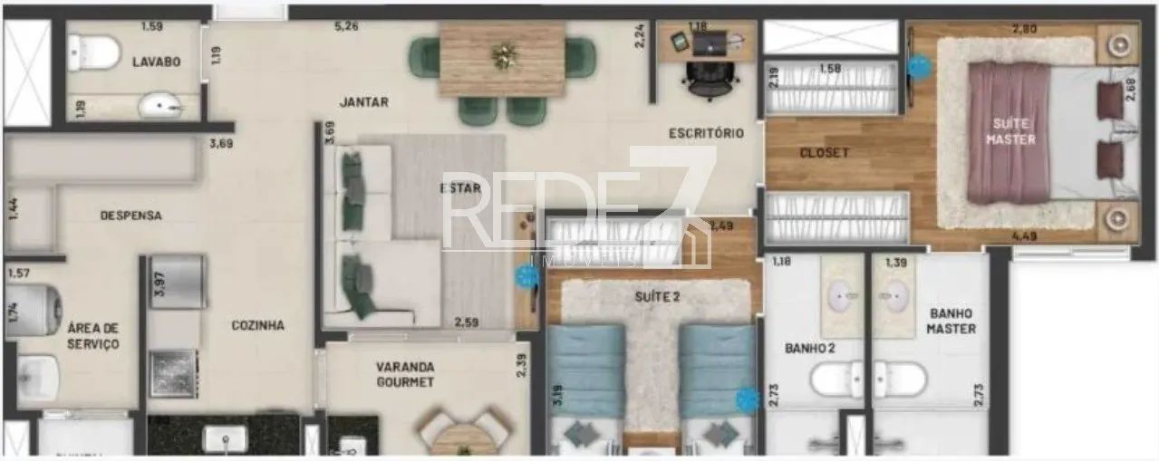 apartamento - Chácara da Barra - Campinas - Foto 3