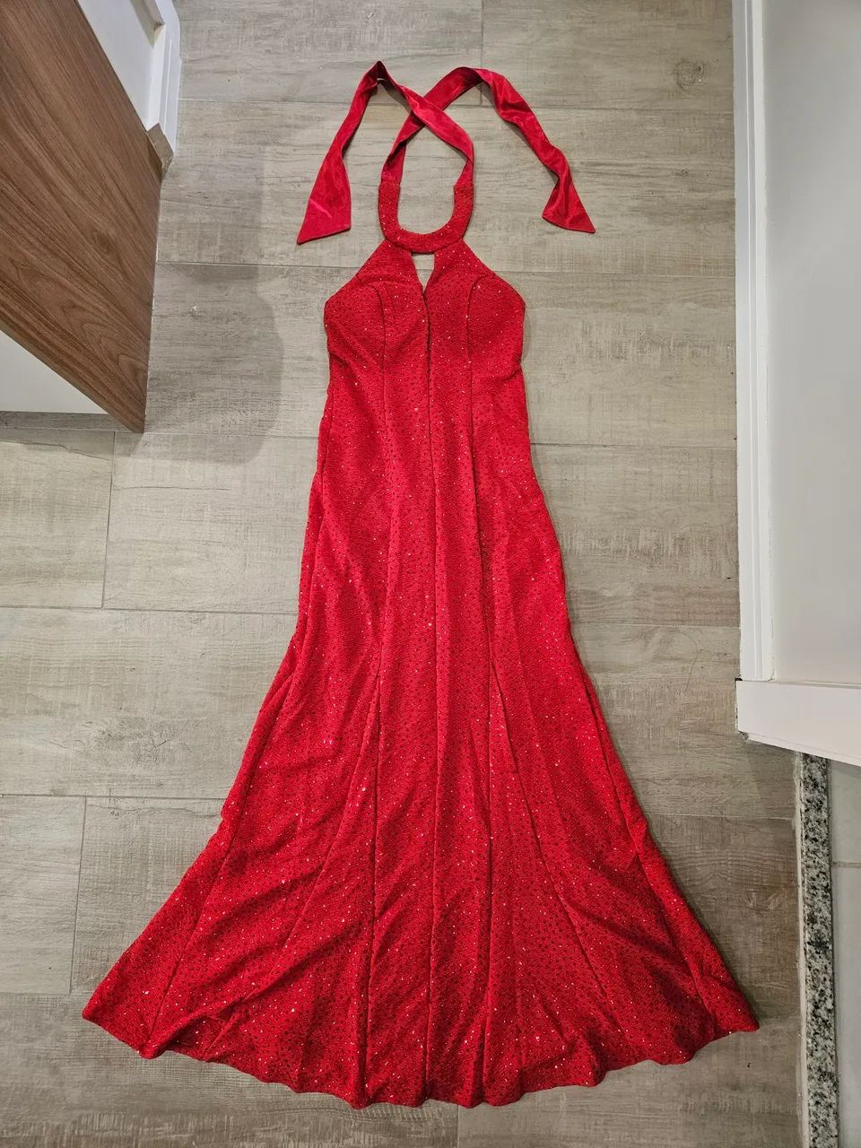 Vestido de festa vermelho