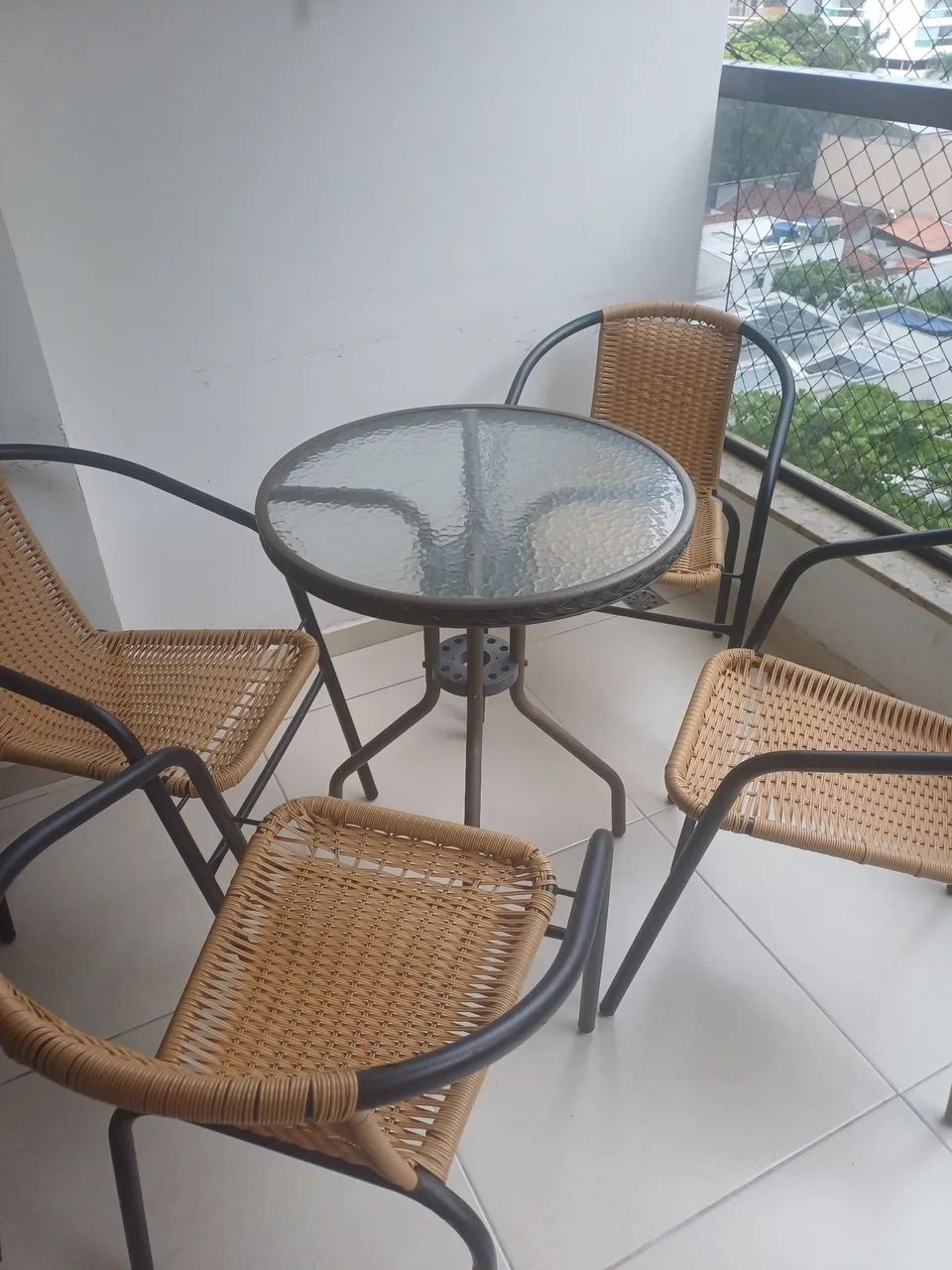 Kit mesa varanda