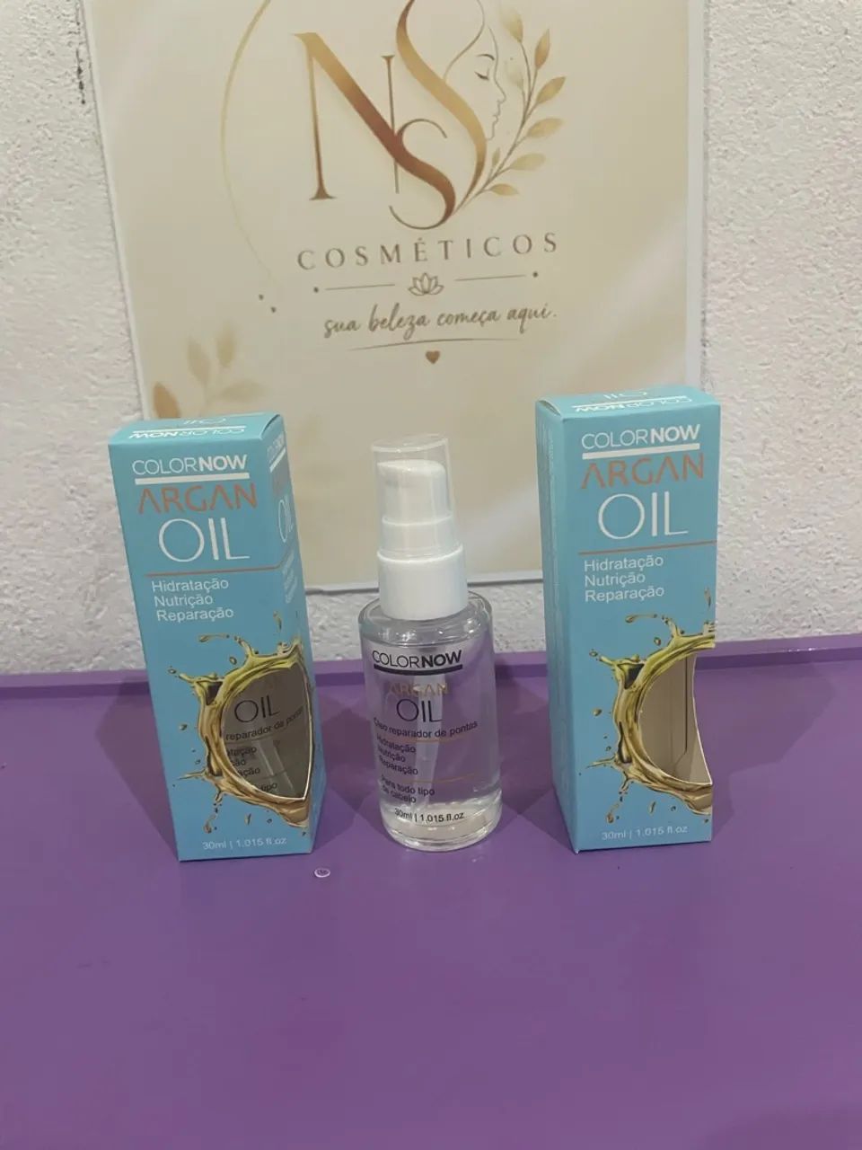 Óleo de argan -Colornow 30ML  - Foto 2