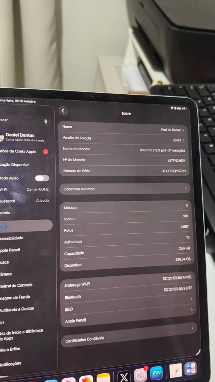 iPad Pro (3rd Gen) - 12,9 Polegadas + Apple Pencil - Foto 4