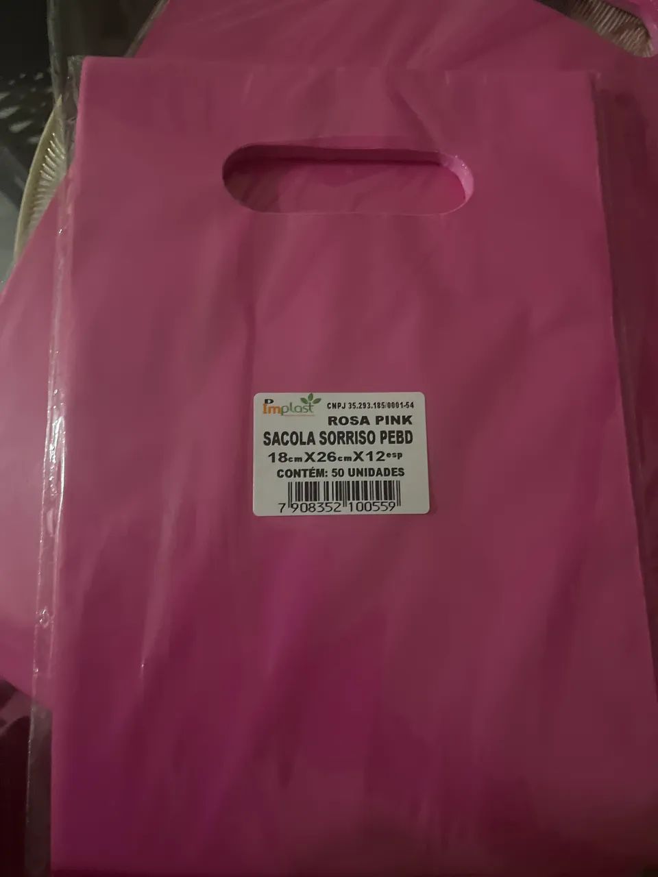 Sacola Boca de Palhaço - Rosa/Preta - Foto 3