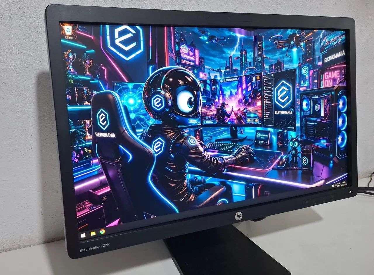 Monitor 22 polegadas semi novo com garantia  - Foto 3