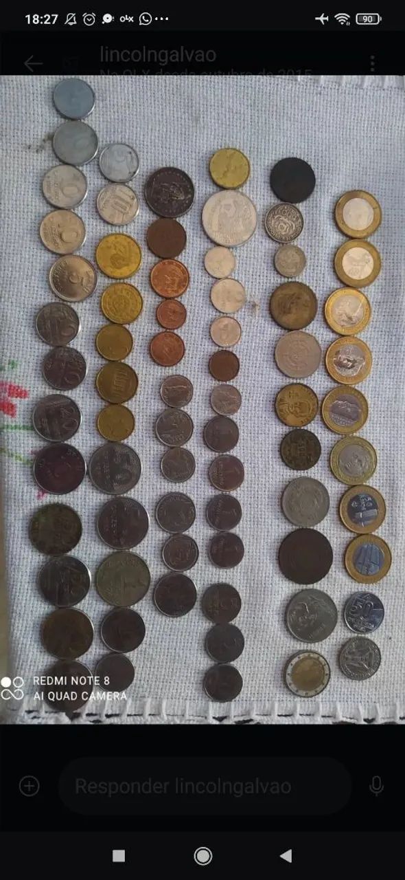  Moedas Antigas Nacionais e Estrangeiras 71 
