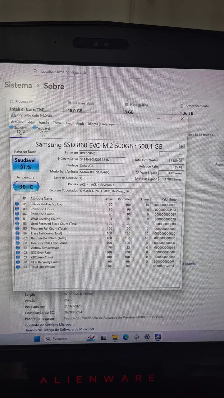 Notebook Alienware 17r4 - Foto 5