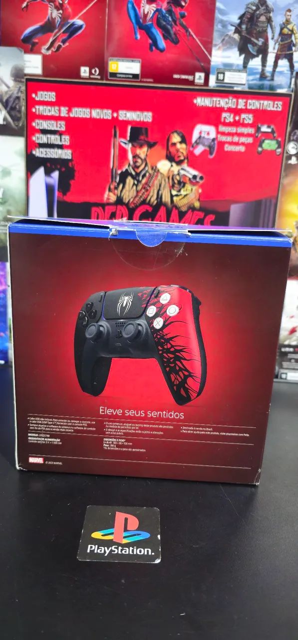 CONTROLE HOMEN ARANHA PS5  - Foto 3
