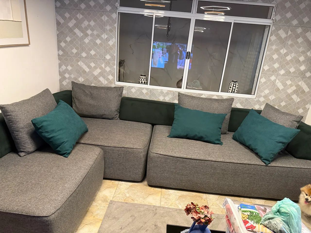 Sofá Luxo 3 repartições 