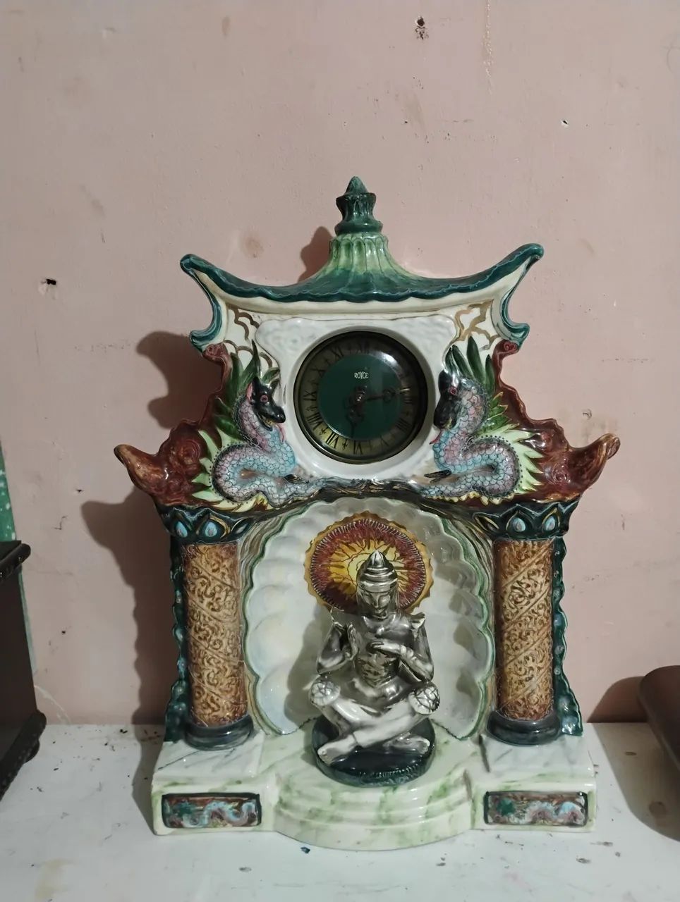 Relógio de porcelana oriental  - Foto 5