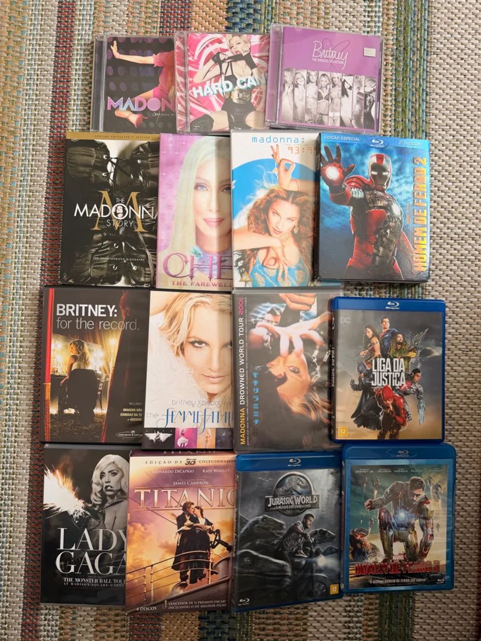 DVD, Blueray e CDs