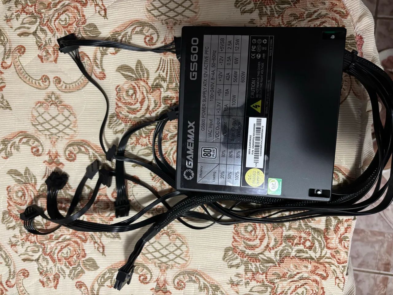 Fonte 600w 80plus - Foto 2