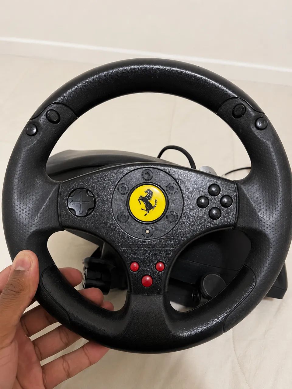 Volante Thrustmaster Ferrari GT Experience com Pedais - PC/PS2 e PS3- Excelente Estado - Foto 3