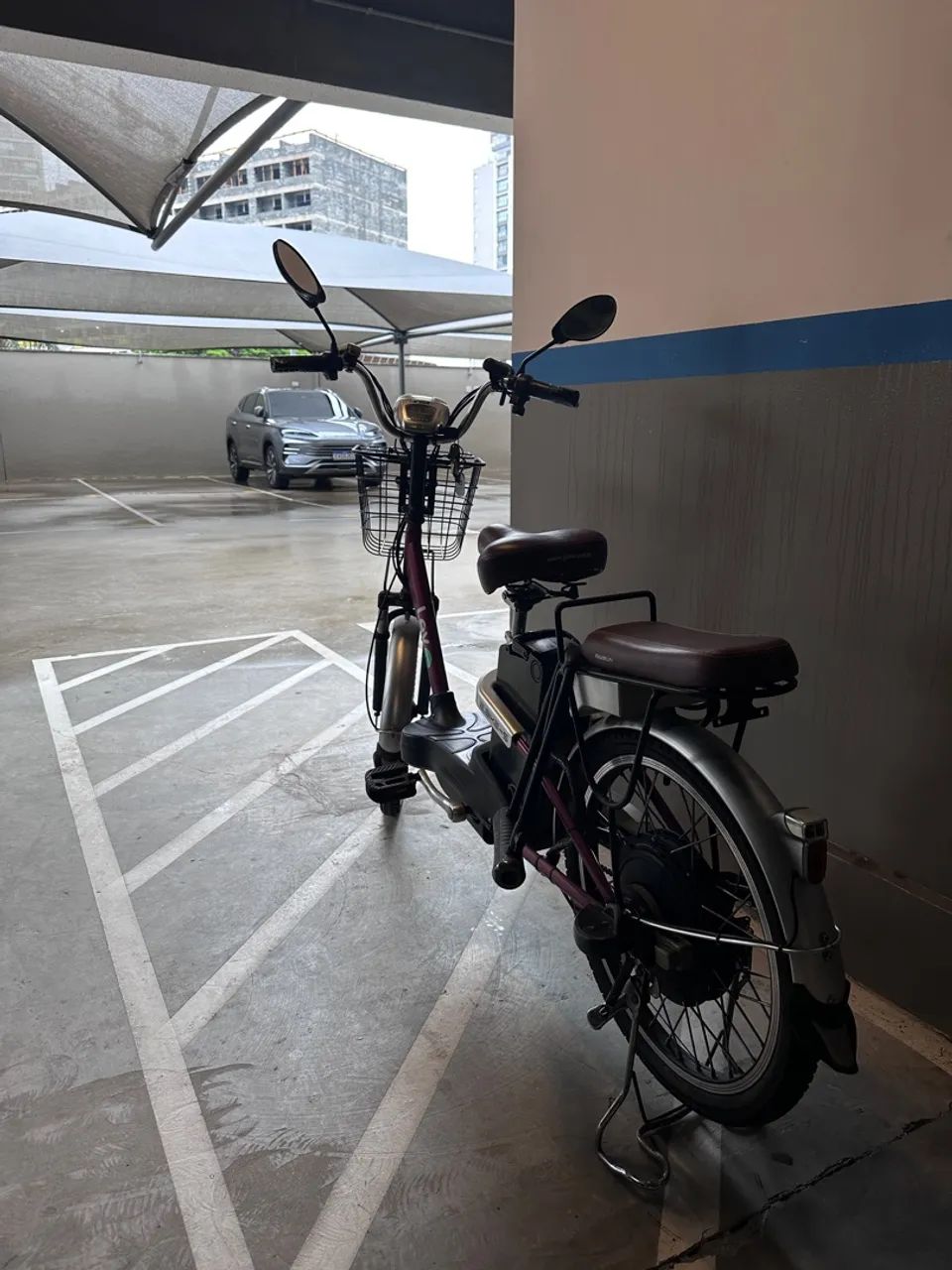 Bicicleta Elétrica E.Bike-S Lev 36V com 2 Bancos, Cesta e Acessórios - Foto 3