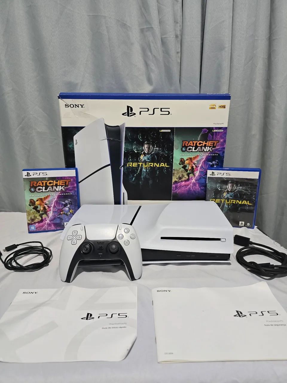 Ps5 Midia fisica 1TB com jogos (Castanhal) - Jogos de Vídeo Game