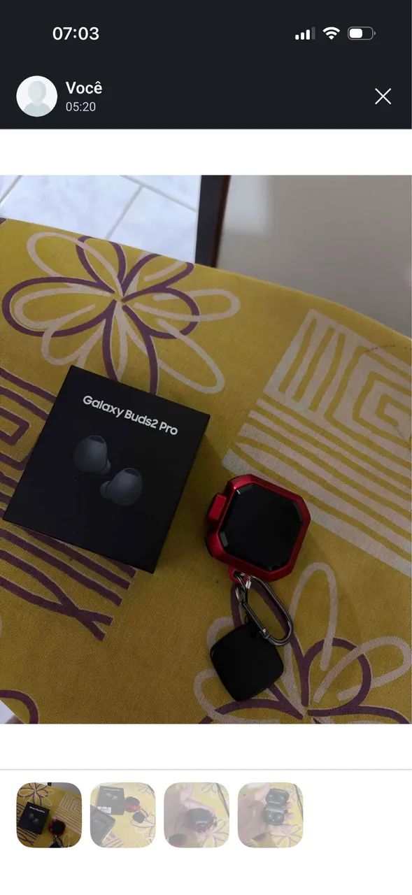 Galaxy Buds Pro 2 com case, nota, 100% - Foto 5