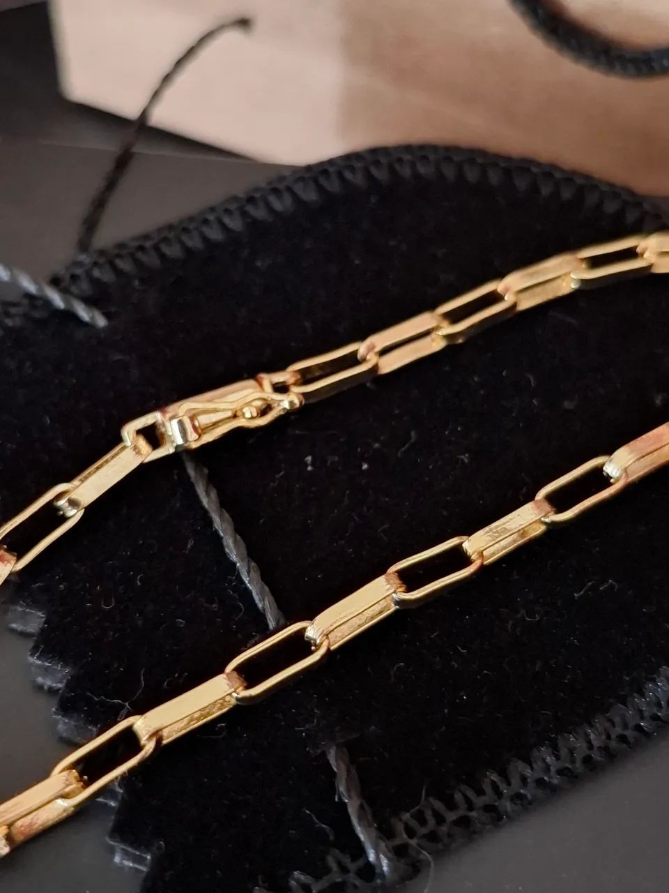Pulseira Tijolinho 3mm Banhada a Ouro 18K - Foto 5