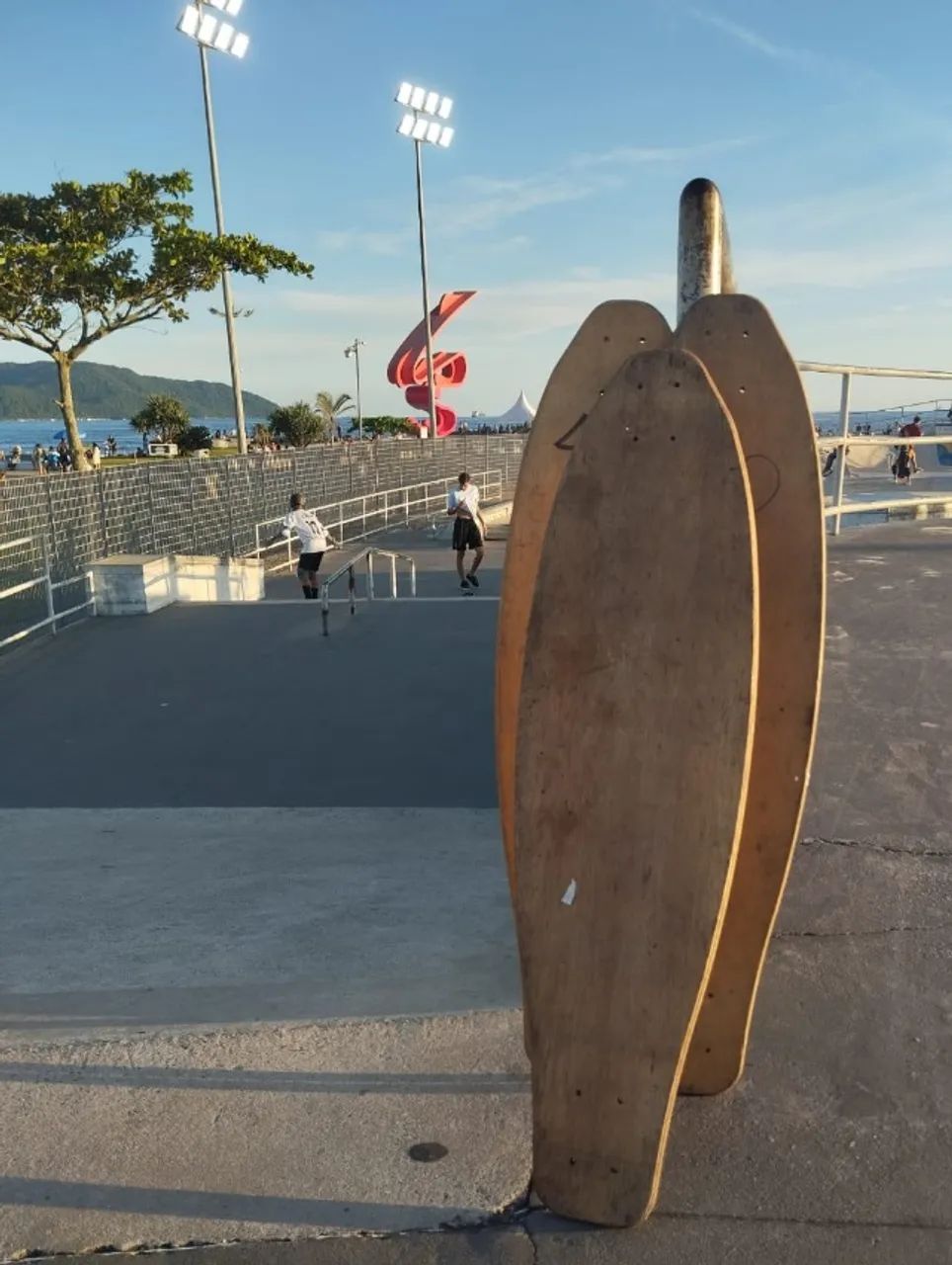 Kit 3 shapes longboard - madeira crua pra arte ou decoração - Foto 4