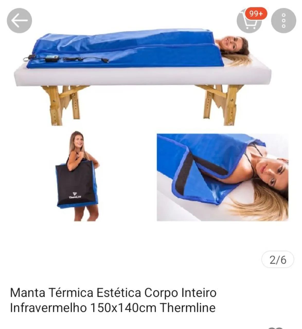 Manta termica corporal 
