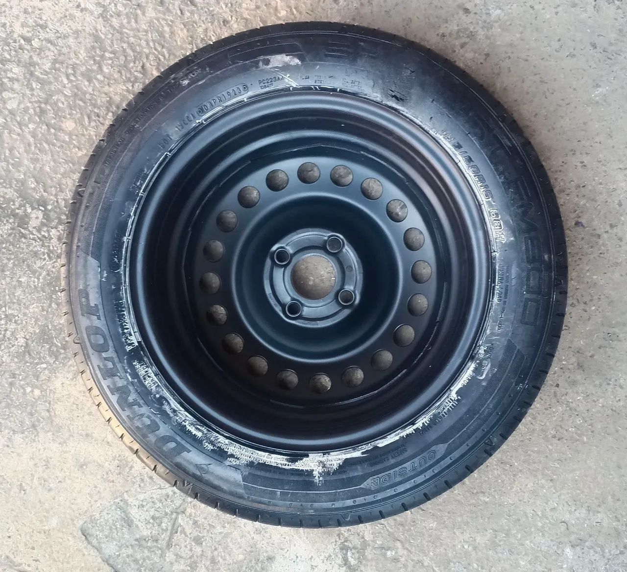 Roda 15 de ferro passo cartão  - Foto 4