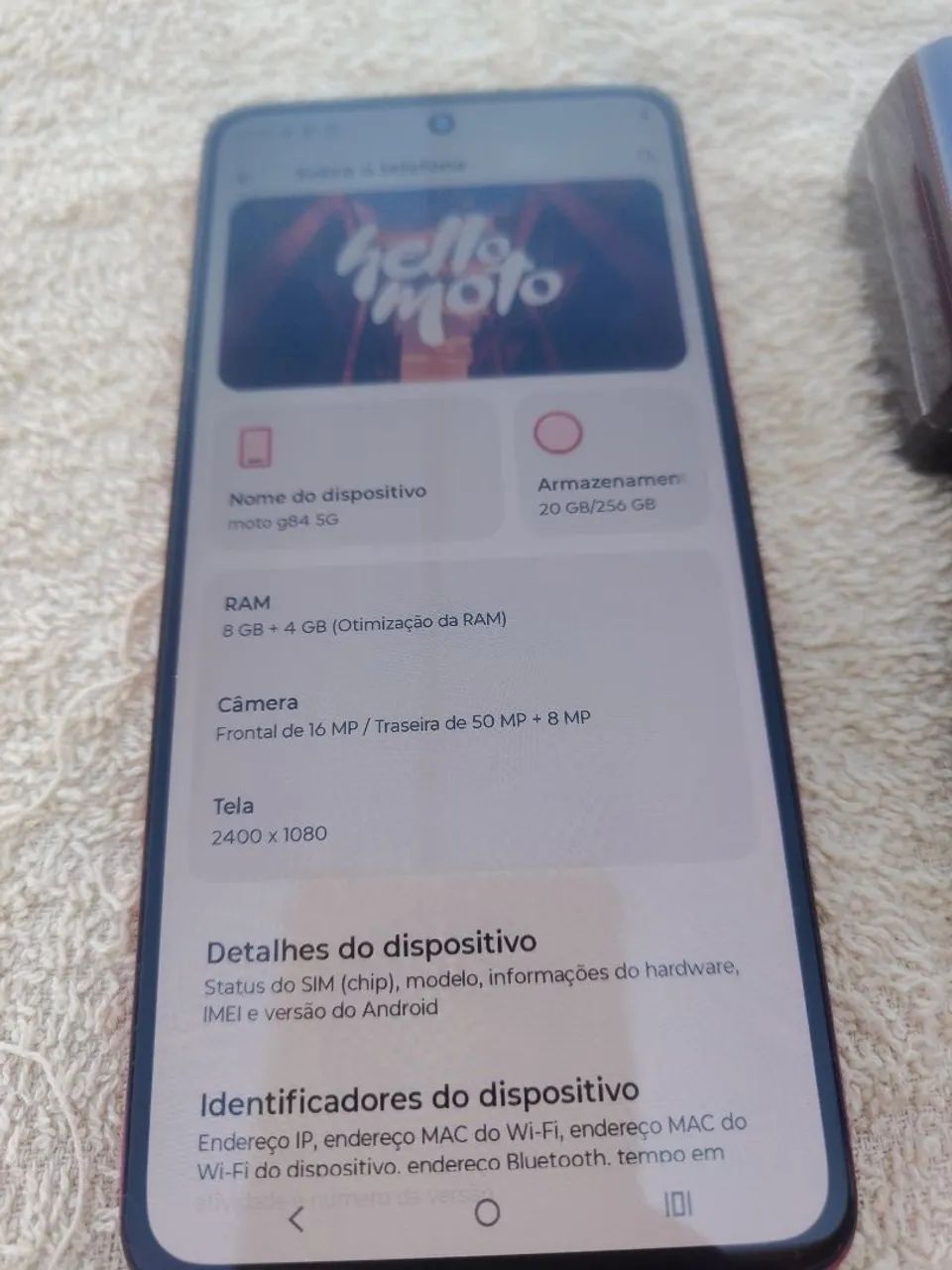 MOTO G84 CONSERVADO...( ACEITO PROPOSTAS)  - Foto 4