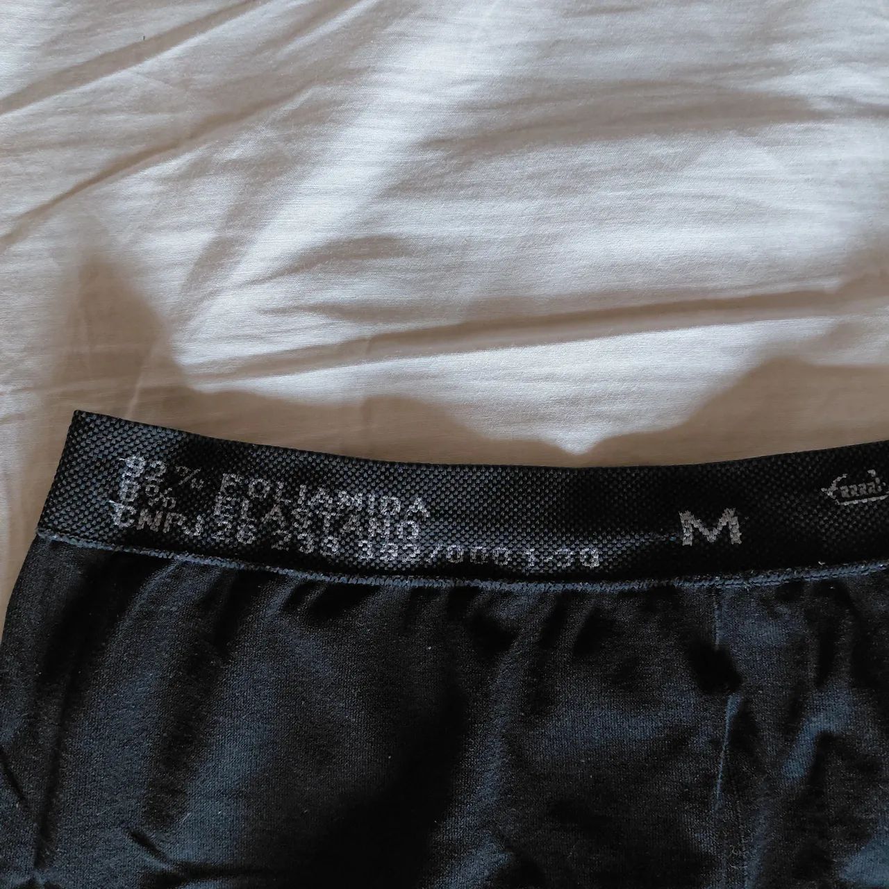 Cueca boxer preta M - Foto 4