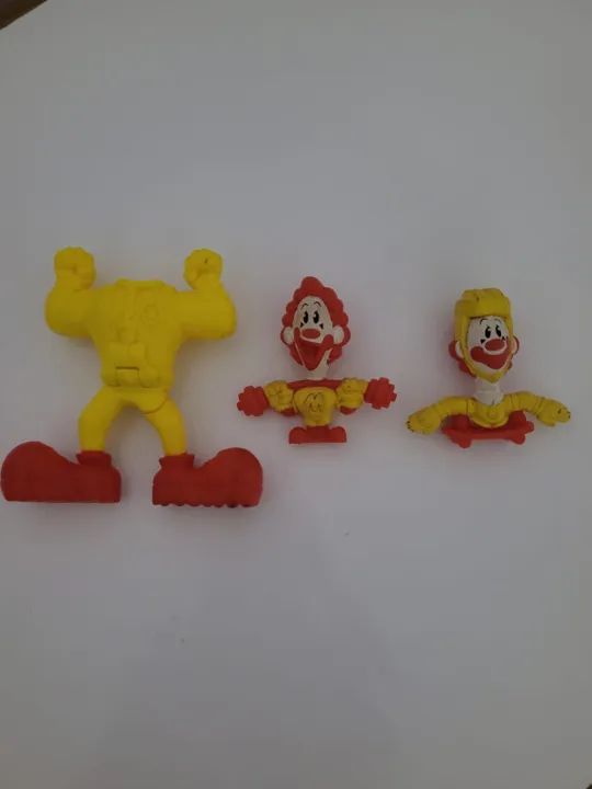 Bonecos Troca Corpo Ronald McDonald's 