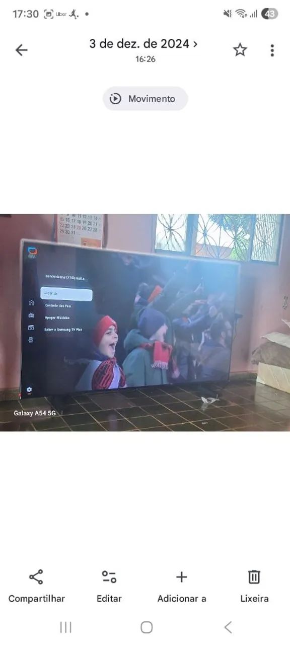Tv Samsung crystal 70 polegadas 