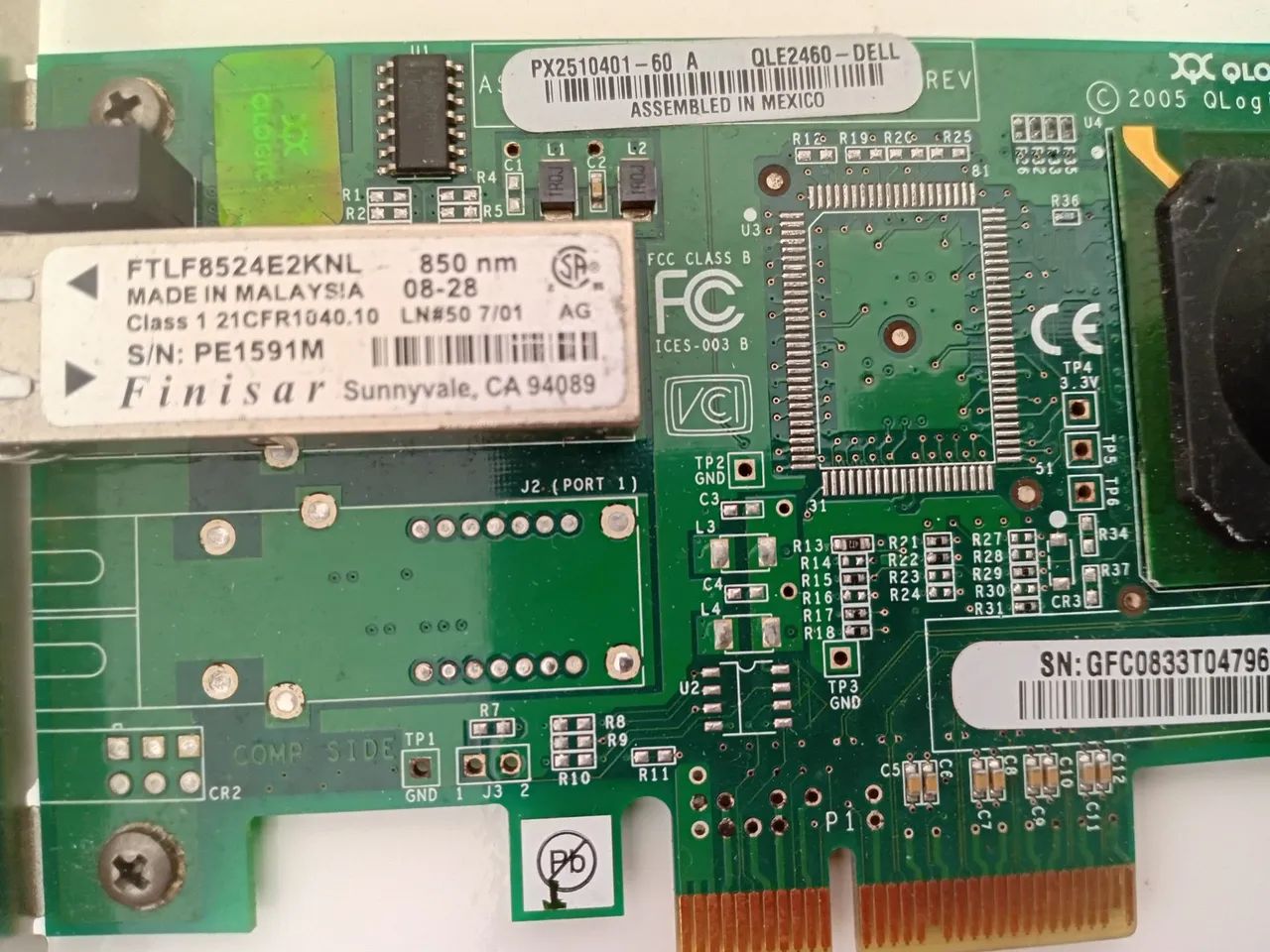 4 placas fibre channel modulo transcendentor - Foto 4