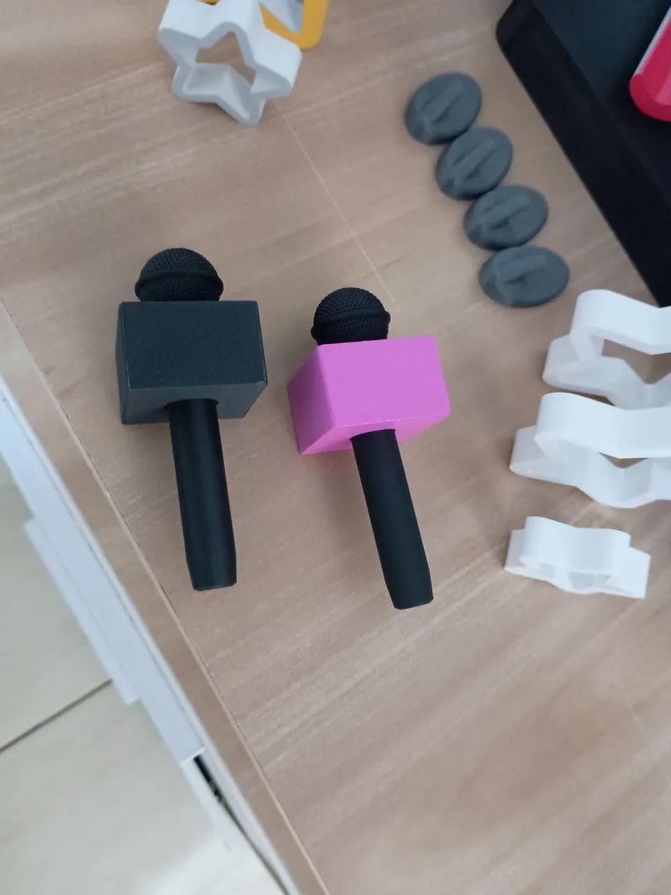 Microfone 3D para blogueiro 