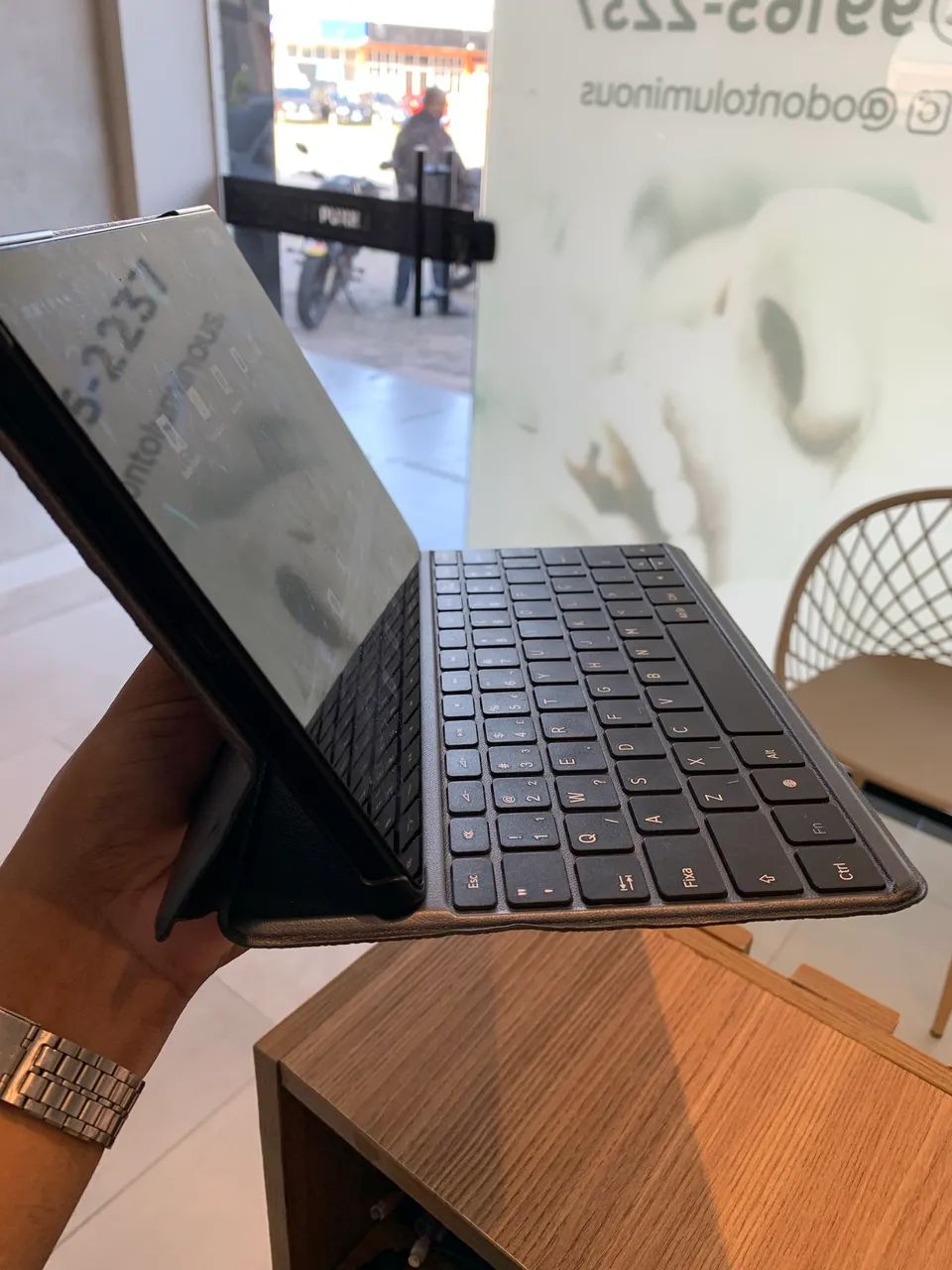 Tablet positivo mais capa teclado - Foto 3