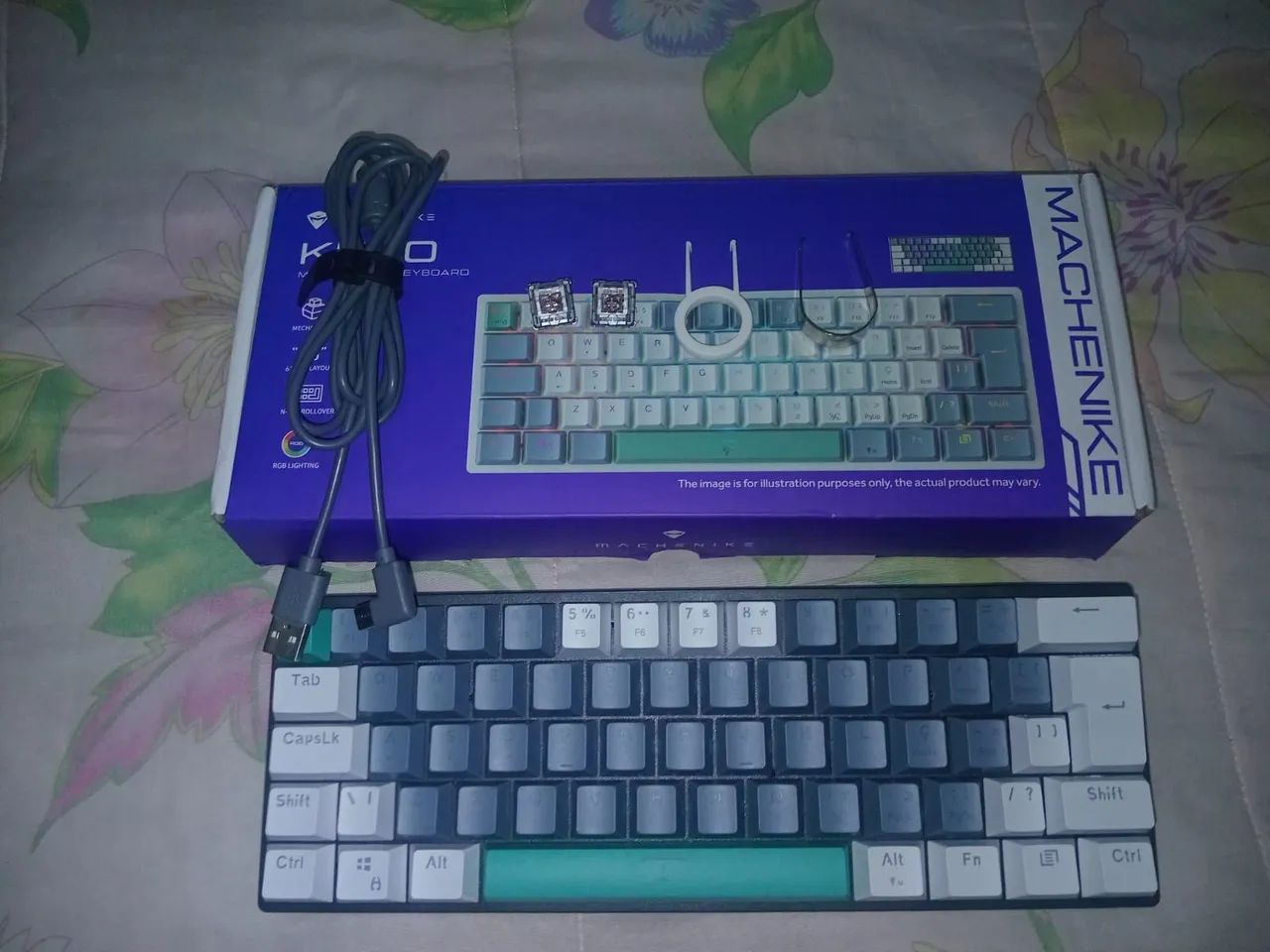 Teclado machenike k500 switch brown - Foto 2
