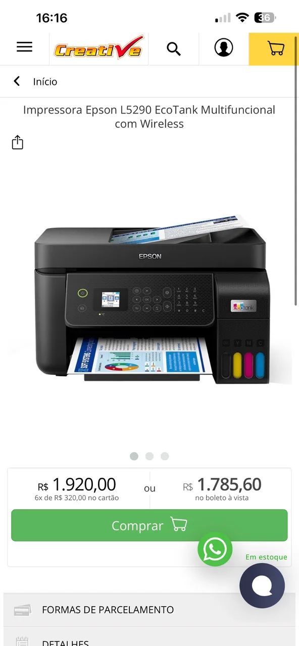 Impressora Epson