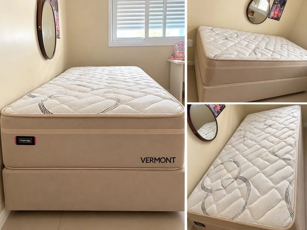 Cama box solteiro - Mannes