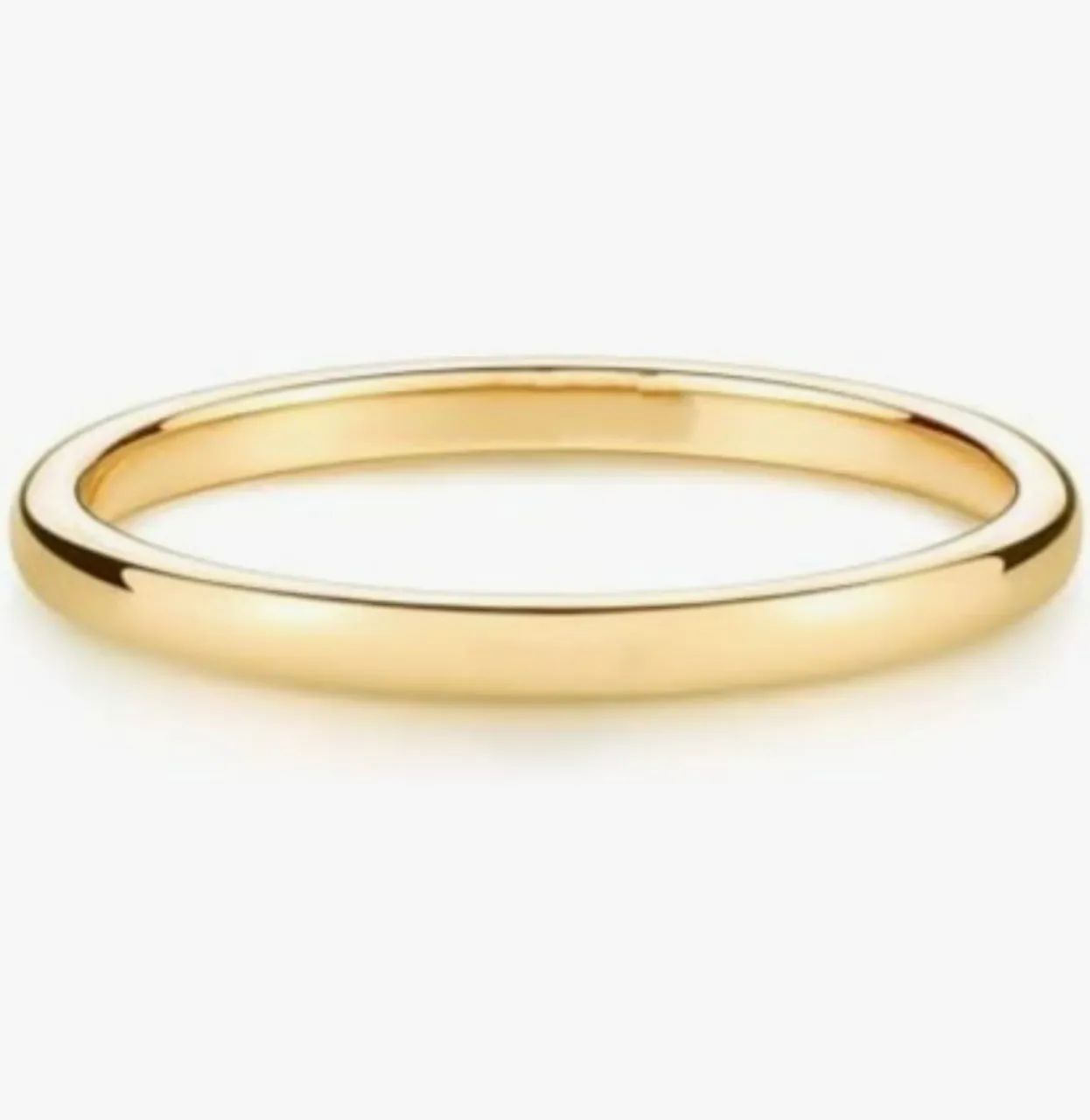 Anel / Aliança banhada ouro 18k - Foto 2