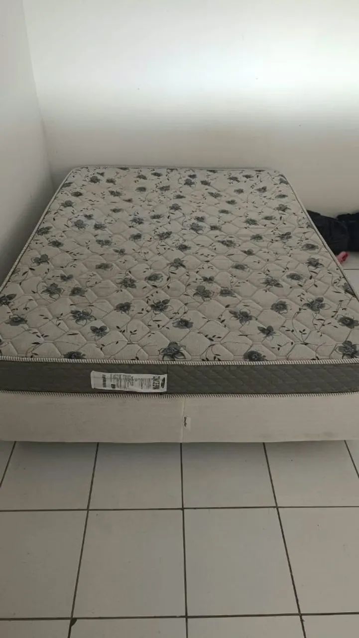Cama box casal com colchão D45