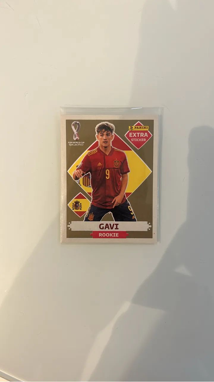 Figurinhas legends Gavi Copa do mundo 2022